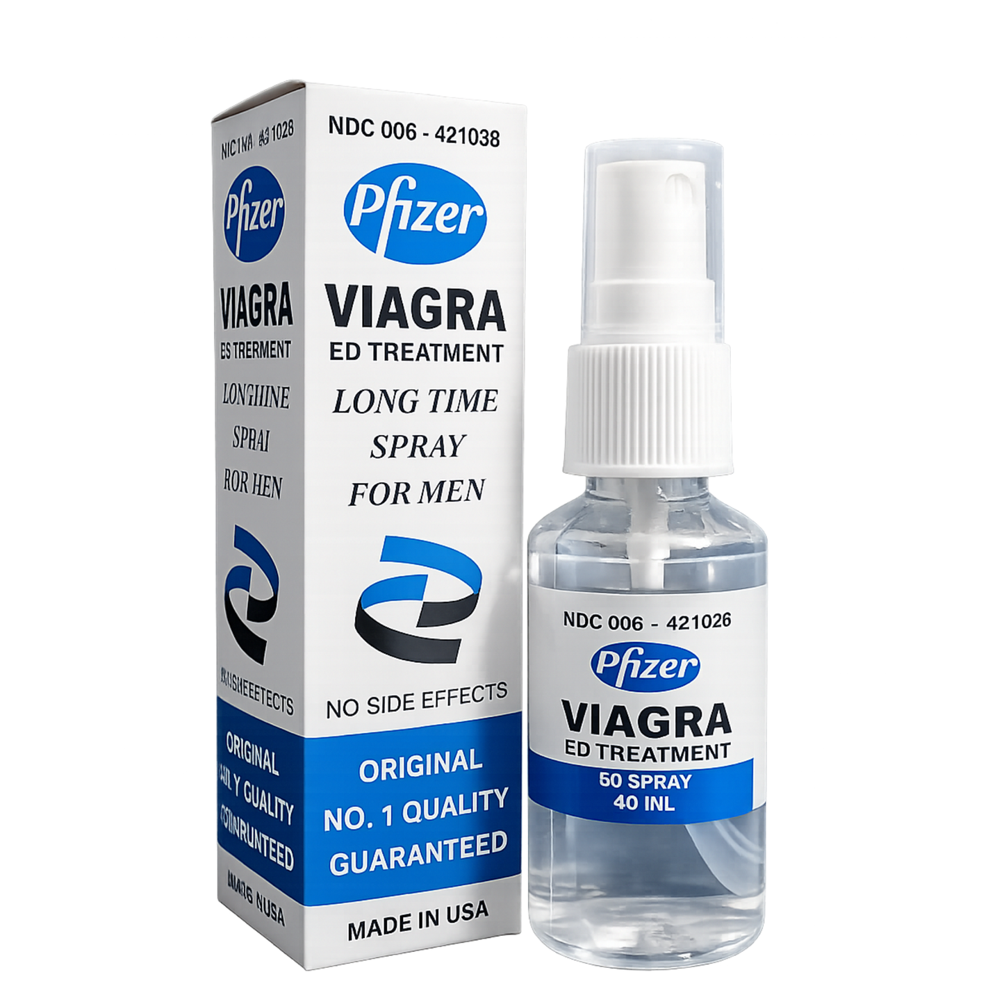 Viagra Long Time Spray 40ML - Men’s Performance Enhancer by Pfizer